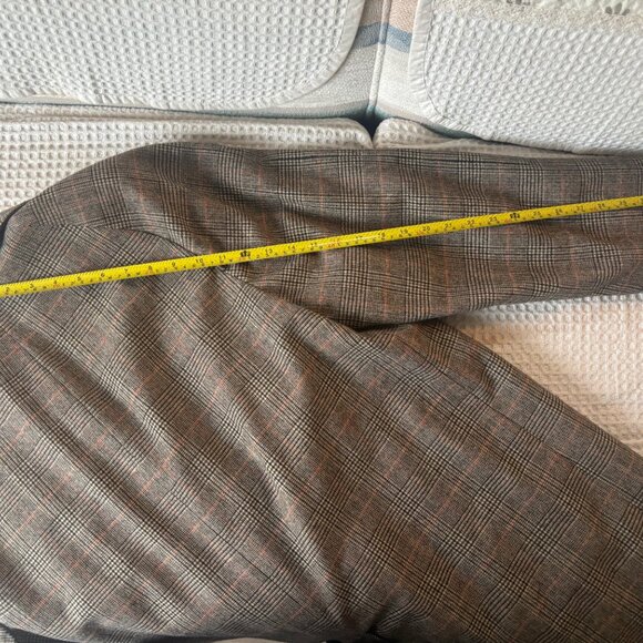 VTG Aquascutum England Showerproof Wool Glencheck Balmacaan Overcoat 40-42/Large - Picture 16 of 16